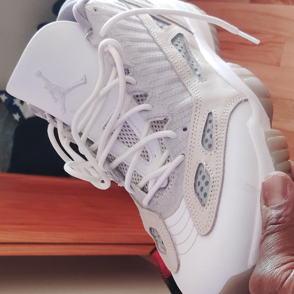 Air Jordan White and Gray Sneakers